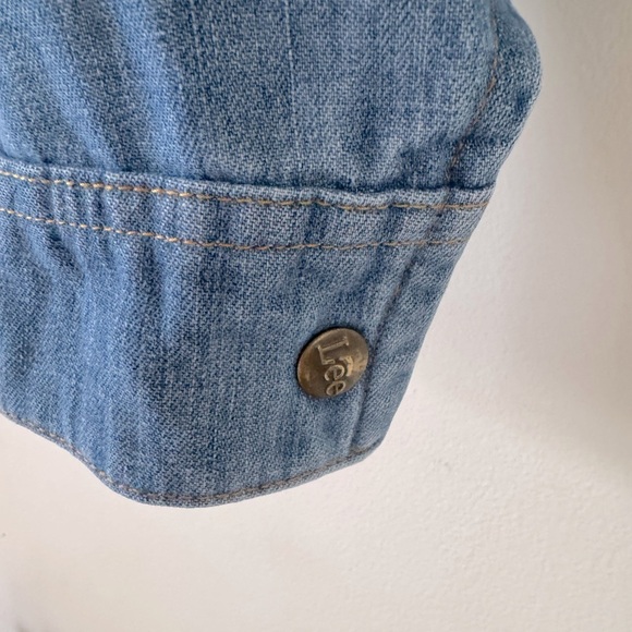 Vintage 70s Lee Denim Jacket Made in USA Size L - Picture 5 of 9
